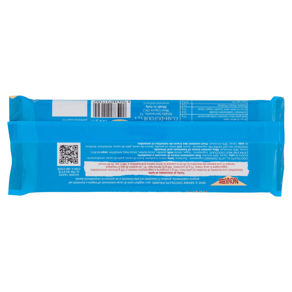 TAVOLETTA CIOCCOLATO NOVIBLOC LATTE FINISSIMO INCARTO G 150 - 1