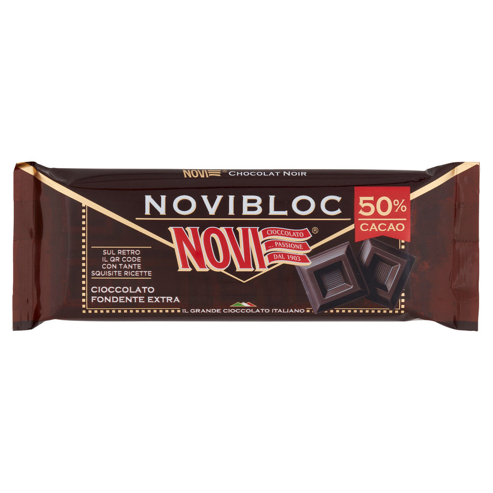 TAVOLETTA CIOCCOLATO NOVIBLOC FONDENTE EXTRA INCARTO G 150 - 6