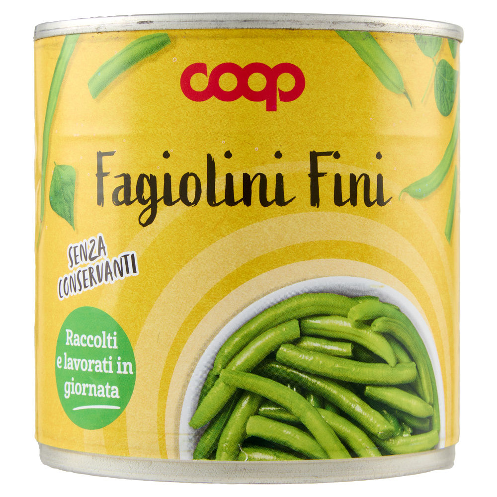 FAGIOLINI COOP FINI BARATTOLO G400 SGOCC.G220 - 2