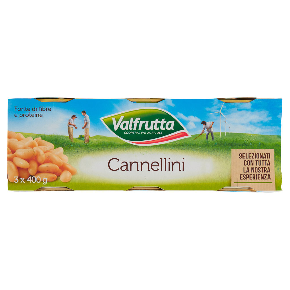 FAGIOLI CANNELLINI VALFRUTTA SC.G 400 SGOCC G 240X3 - 0
