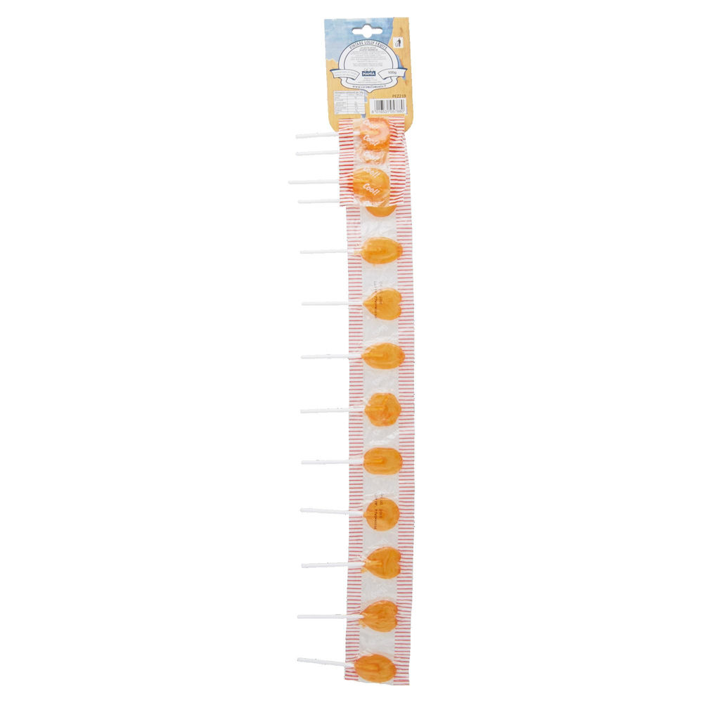 STRISCIA DA 12 LECCA A MONETINA ALLA FRUTTA LONGSWEET GR 100 - 1