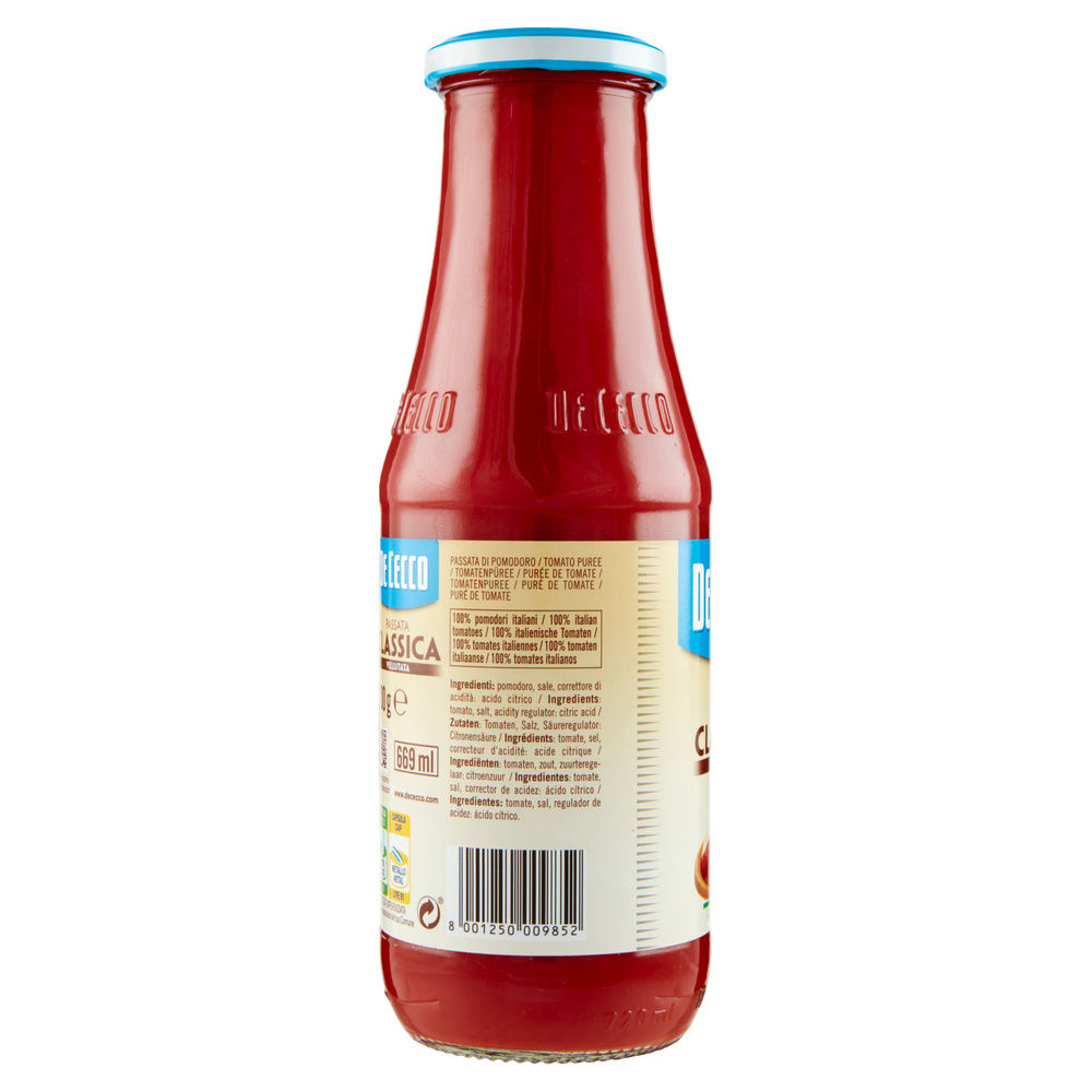 PASSATA DI POMODORO CLASSICA DE CECCO BTG. V. G 700 - 7