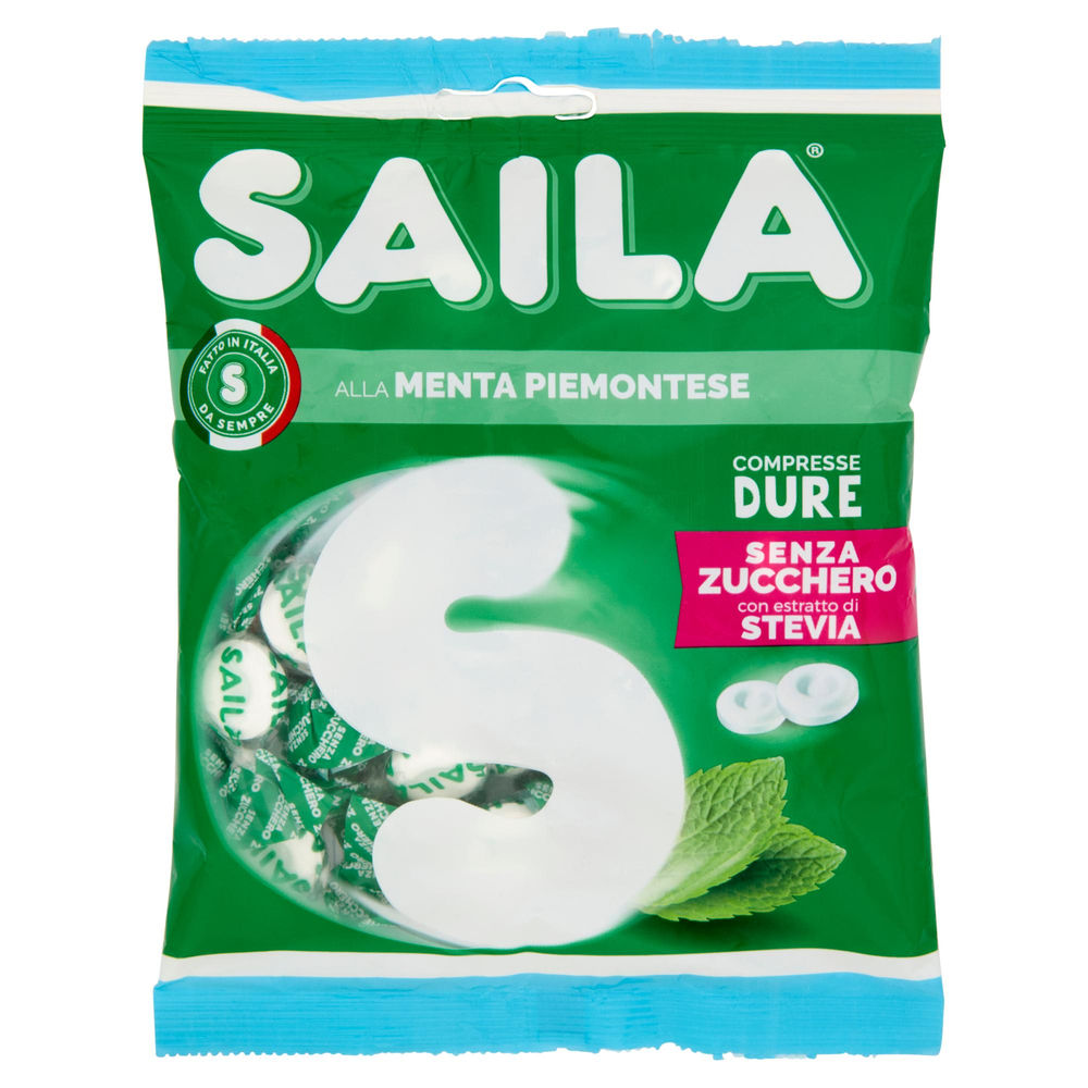 CARAMELLE SAILA MENTA SENZA ZUCCHERO BUSTA G 75 - 0