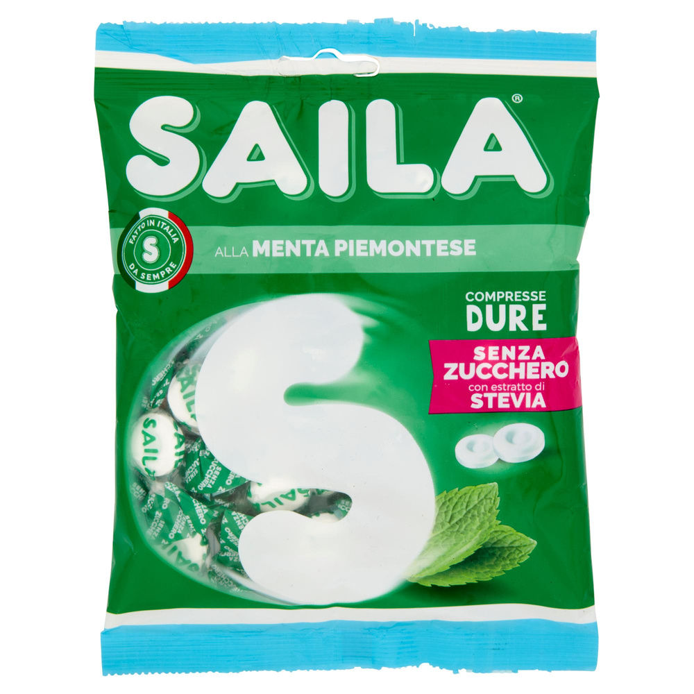 CARAMELLE SAILA MENTA SENZA ZUCCHERO BUSTA G 75 - 3