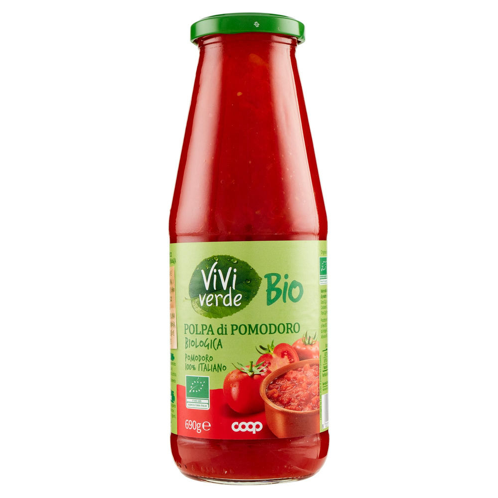 POLPA DI POMODORO VIVI VERDE BIO COOP BOTTIGLIA G 690 - 6