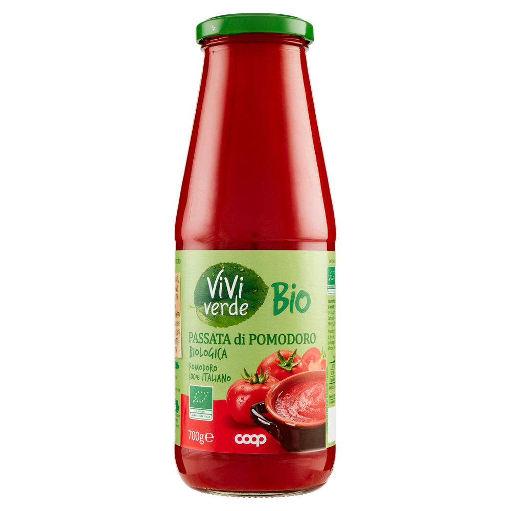 PASSATA DI POMODORO VIVI VERDE BIO COOP BOTTIGLIA G 700 - 0