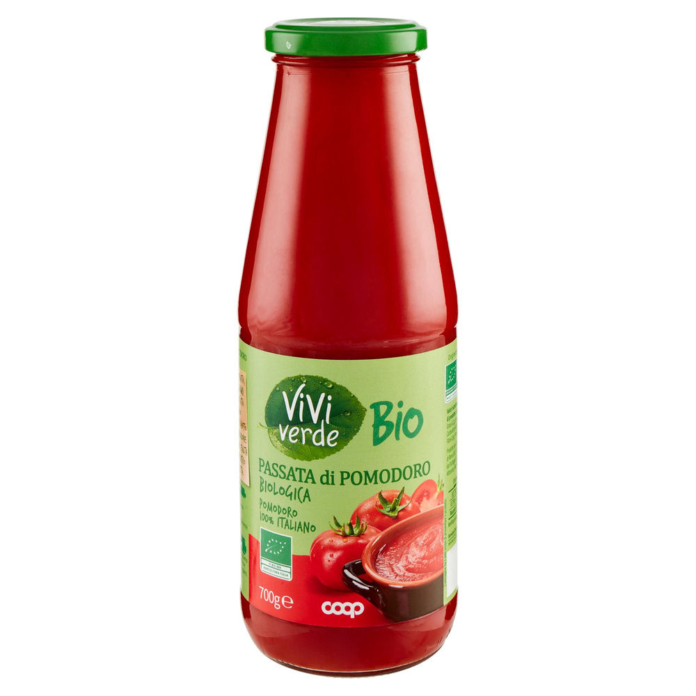 PASSATA DI POMODORO VIVI VERDE BIO COOP BOTTIGLIA G 700 - 2