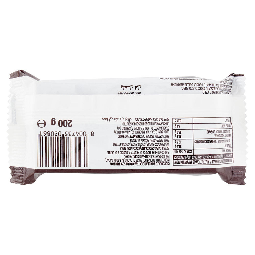 TAVOLETTA CIOCCOLATO FONDENTE EMILIA ZAINI GR 200 - 1