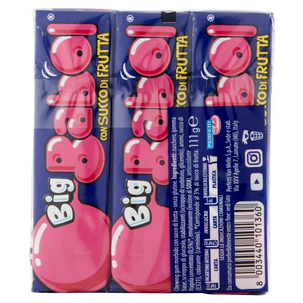 CHEWING-GUM MEGA BIG BABOL JUICY PERFETTI   MULTIPACK G 111 - 1
