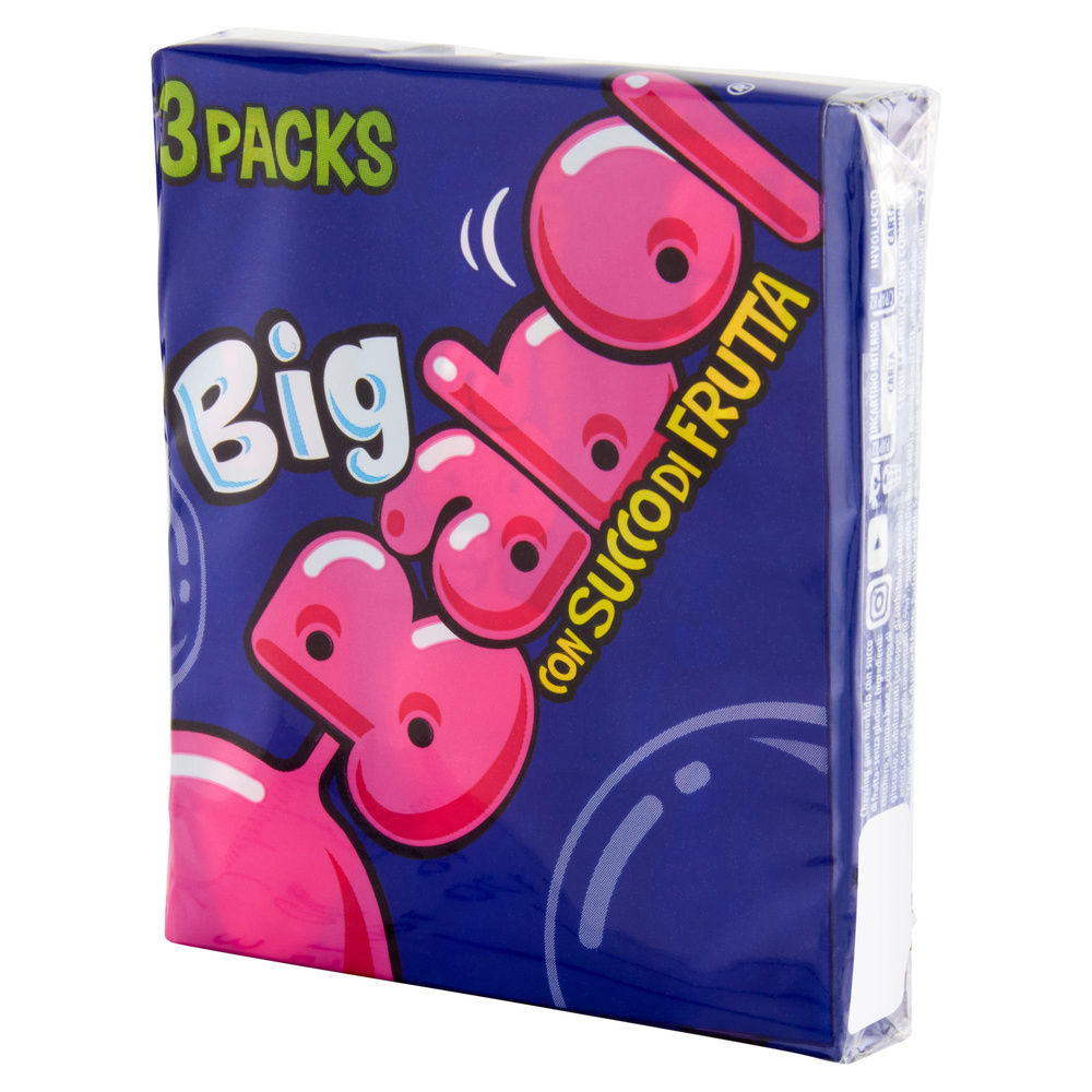 CHEWING-GUM MEGA BIG BABOL JUICY PERFETTI   MULTIPACK G 111 - 8