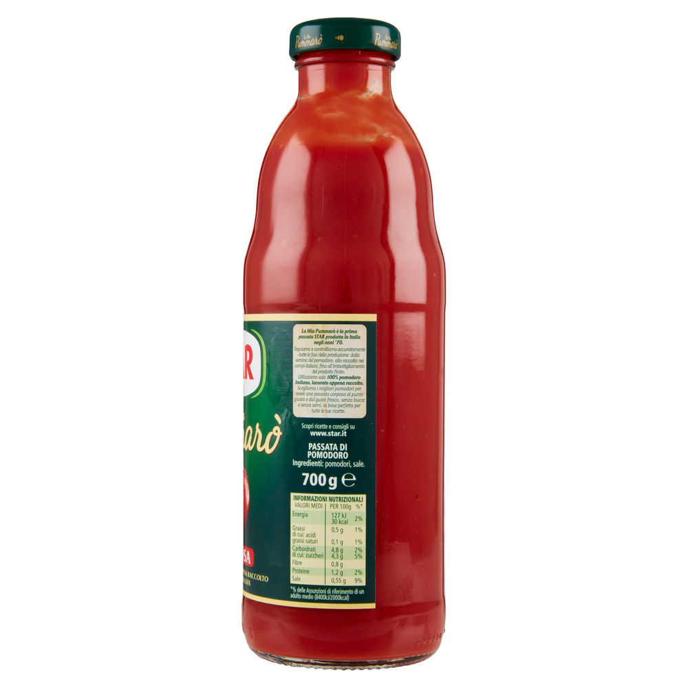 PASSATA DI POMODORO PUMMARO' STAR BOTTIGLIA G 700 - 5