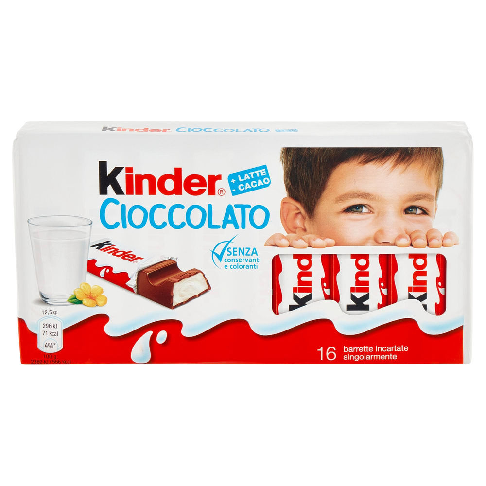 KINDER CIOCCOLATO  T16 SCATOLA G 200 - 6