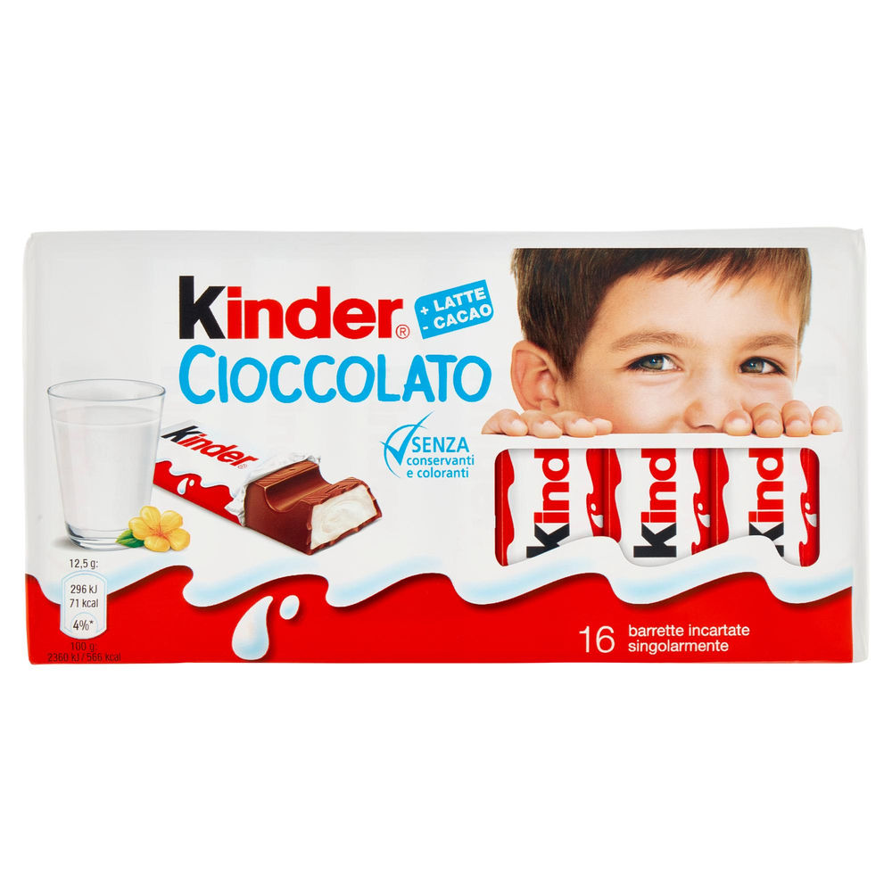 Kinder cioccolato  t16 scatola g 200