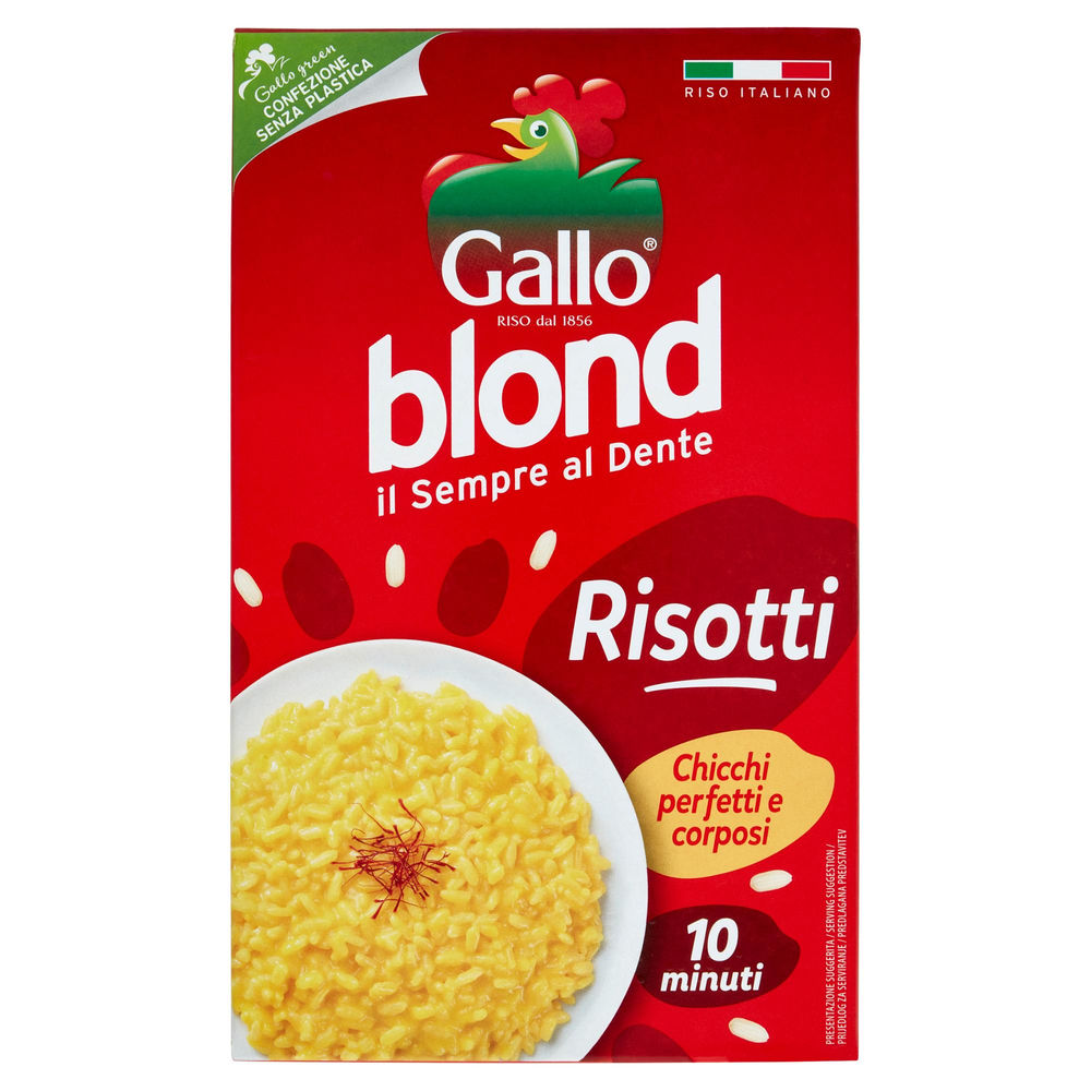 Riso gallo blond per risotti s/v scatola kg. 1