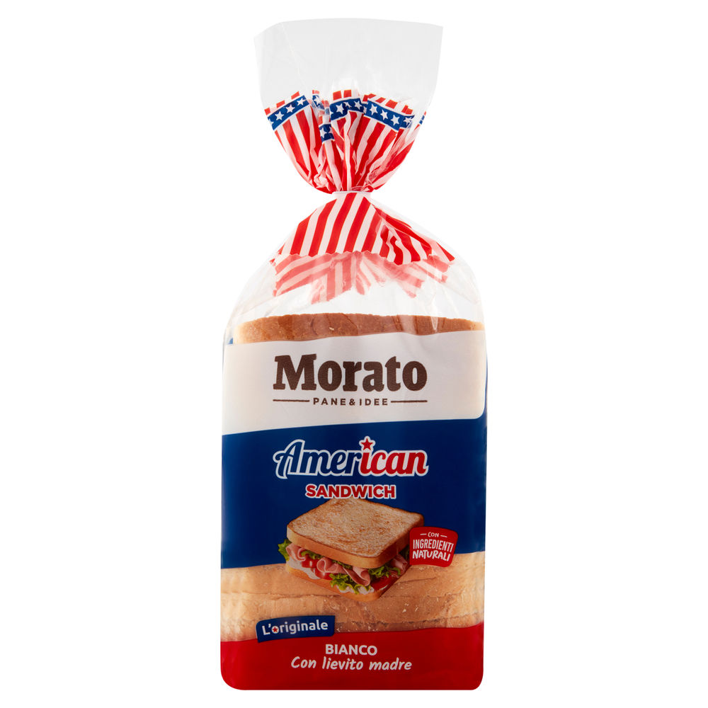 American sandwich con pane di frumento morato incarto g 550