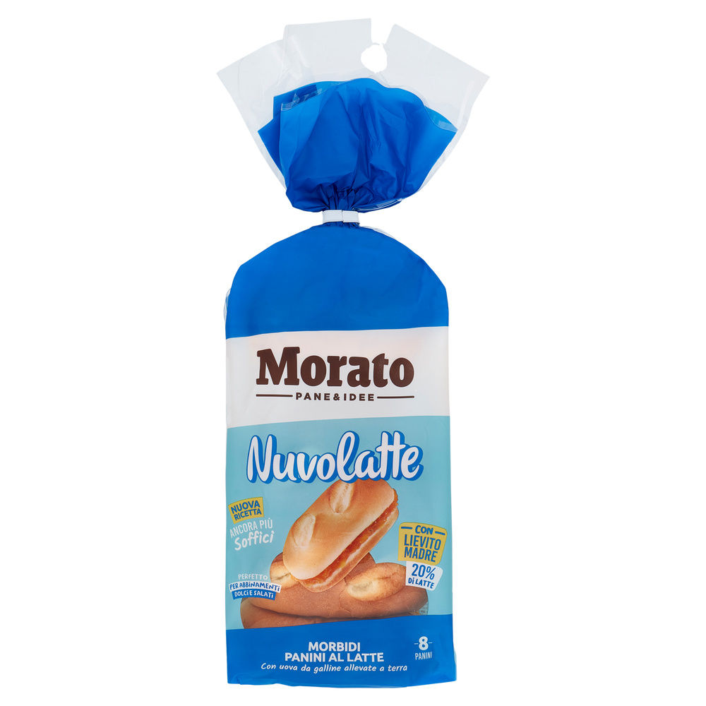 PANE DOLCE AL LATTE NUVOLATTE MORATO SACCHETTO PZ.8XG50 - 0