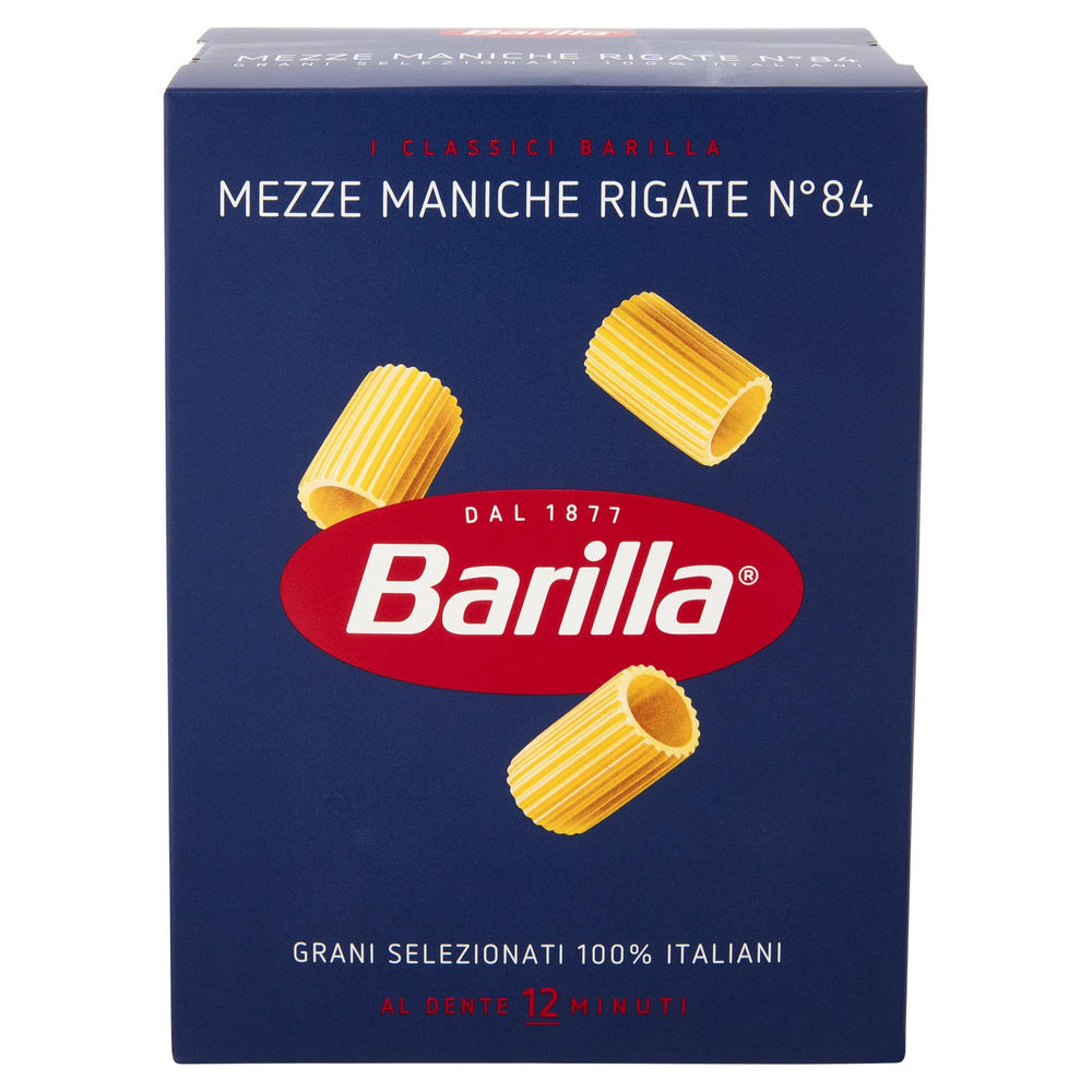 PASTA SEMOLA MEZZE MANICHE N 84 BARILLA SCATOLA G 500 - 2