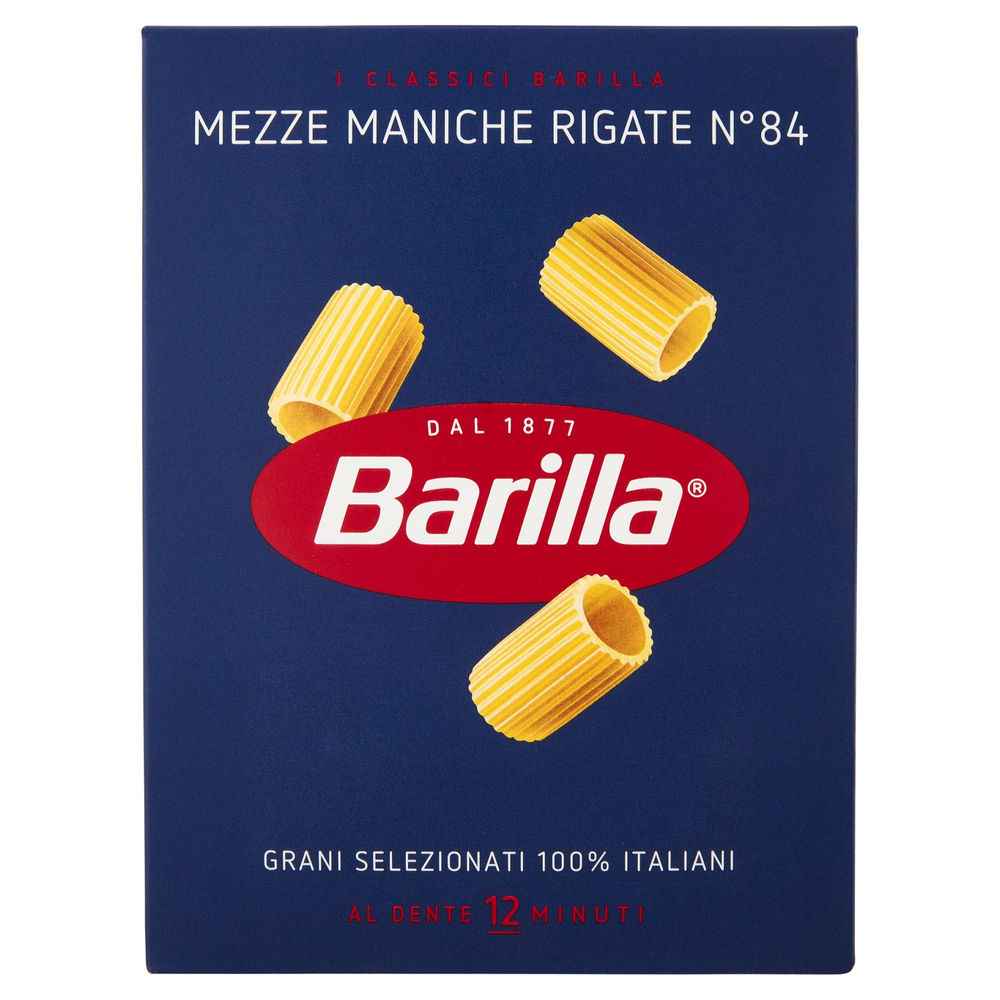 PASTA SEMOLA MEZZE MANICHE N 84 BARILLA SCATOLA G 500 - 0