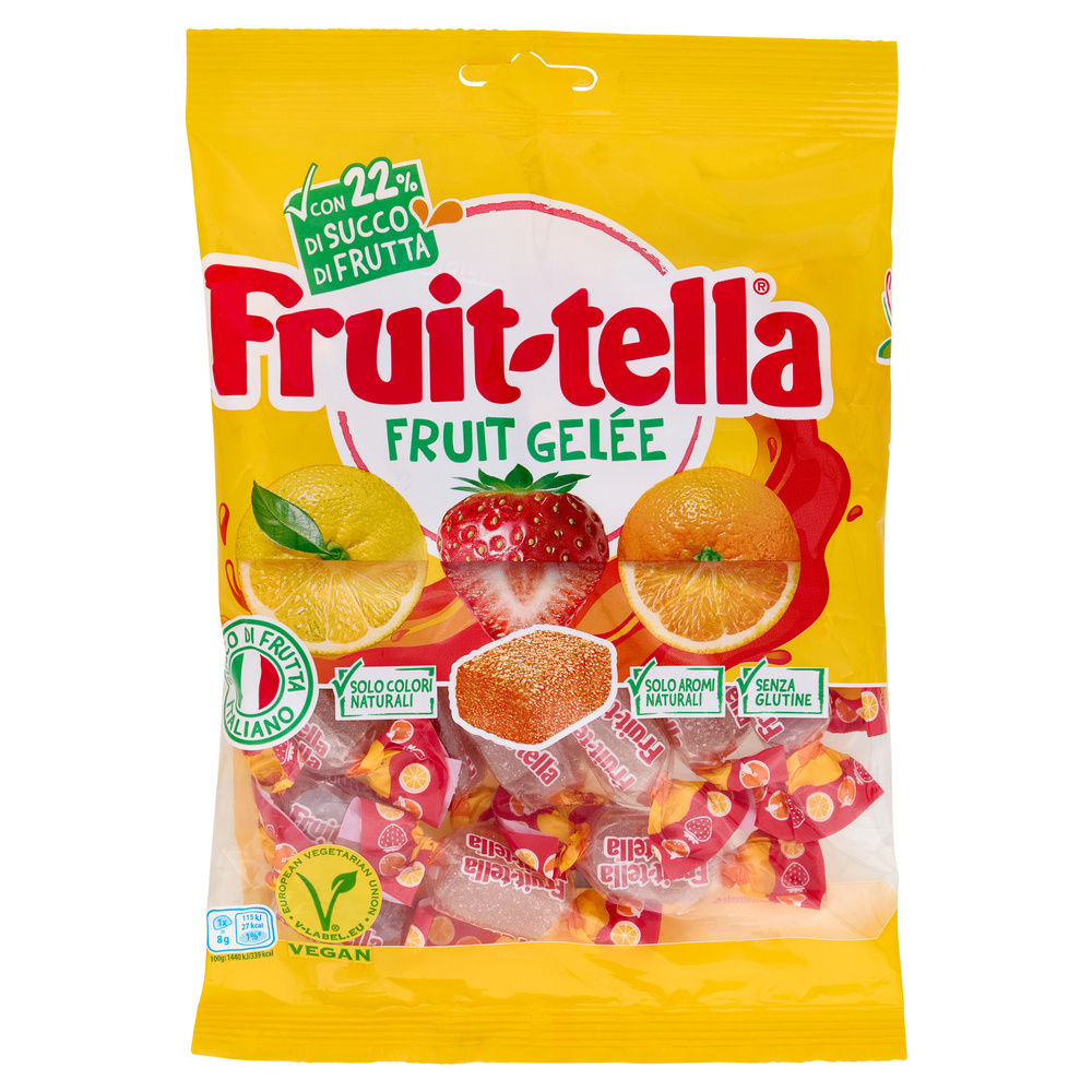 Caramelle fruitella gelee busta g180