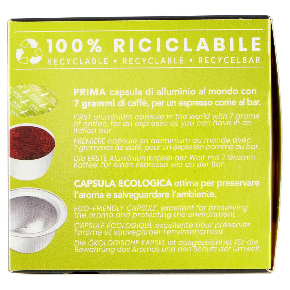 CAFFE' 16 CAPSULE BIALETTI ITALIA DECA  GUSTO RICCO G 112 - 7