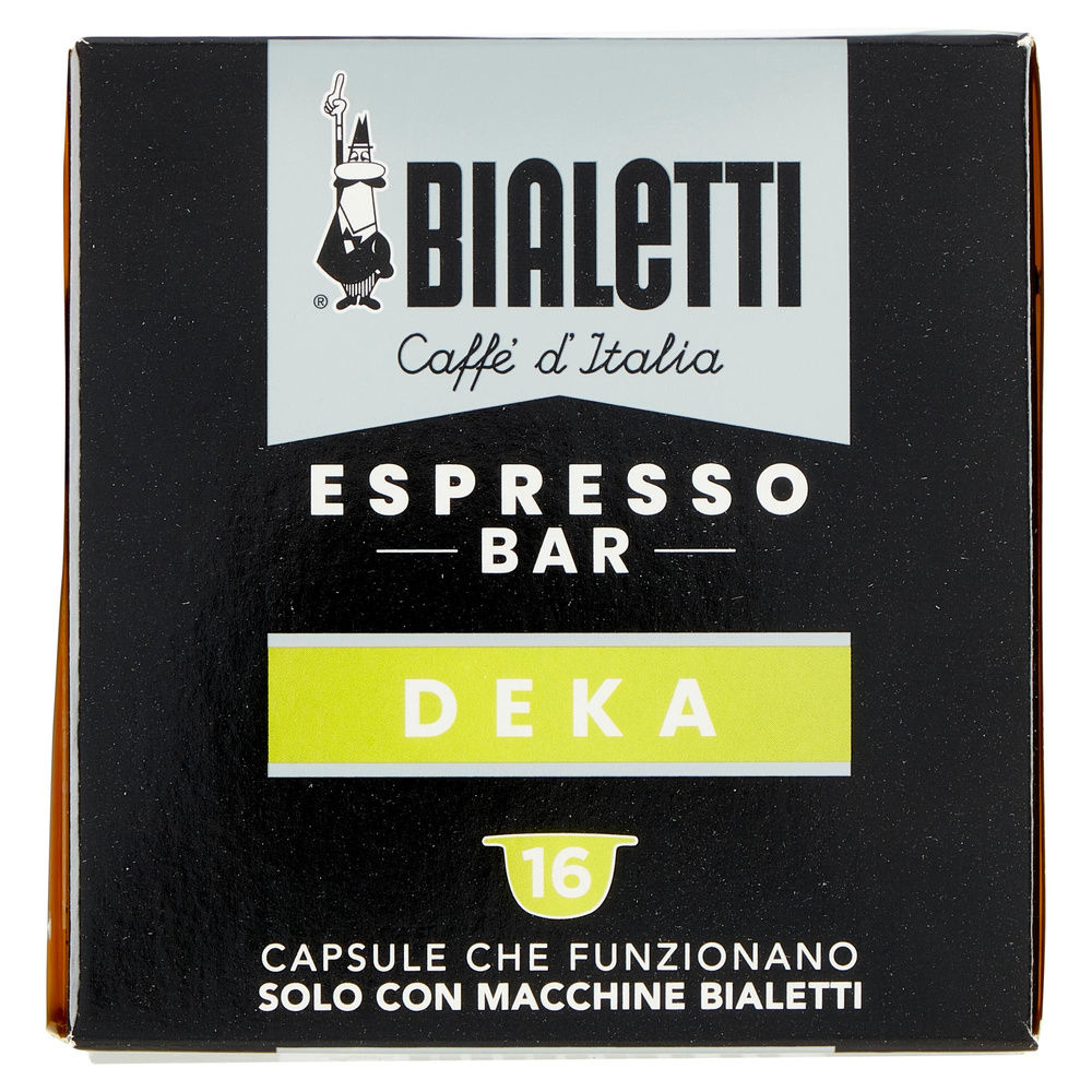 CAFFE' 16 CAPSULE BIALETTI ITALIA DECA  GUSTO RICCO G 112 - 4