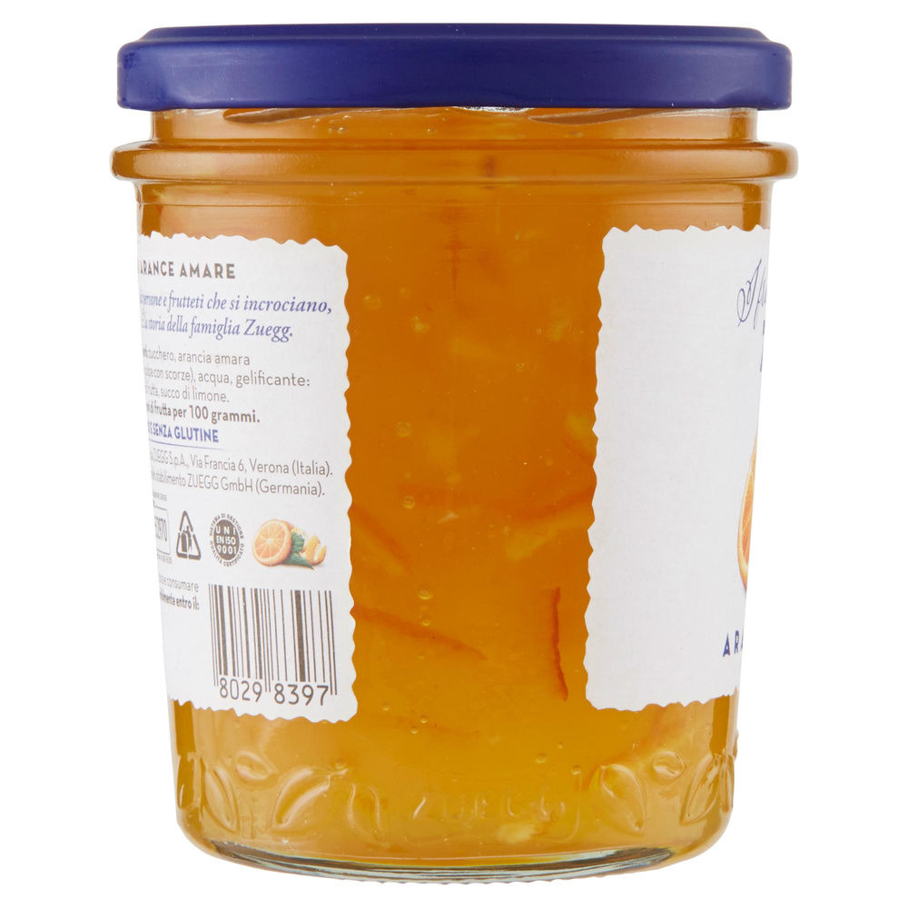 MARMELLATA ARANCE AMARE ZUEGG VASO VETRO G.330 - 5