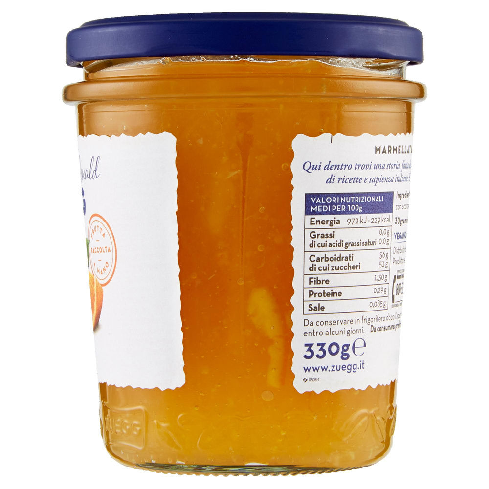 MARMELLATA ARANCIA ZUEGG VASO VETRO G.330 - 5