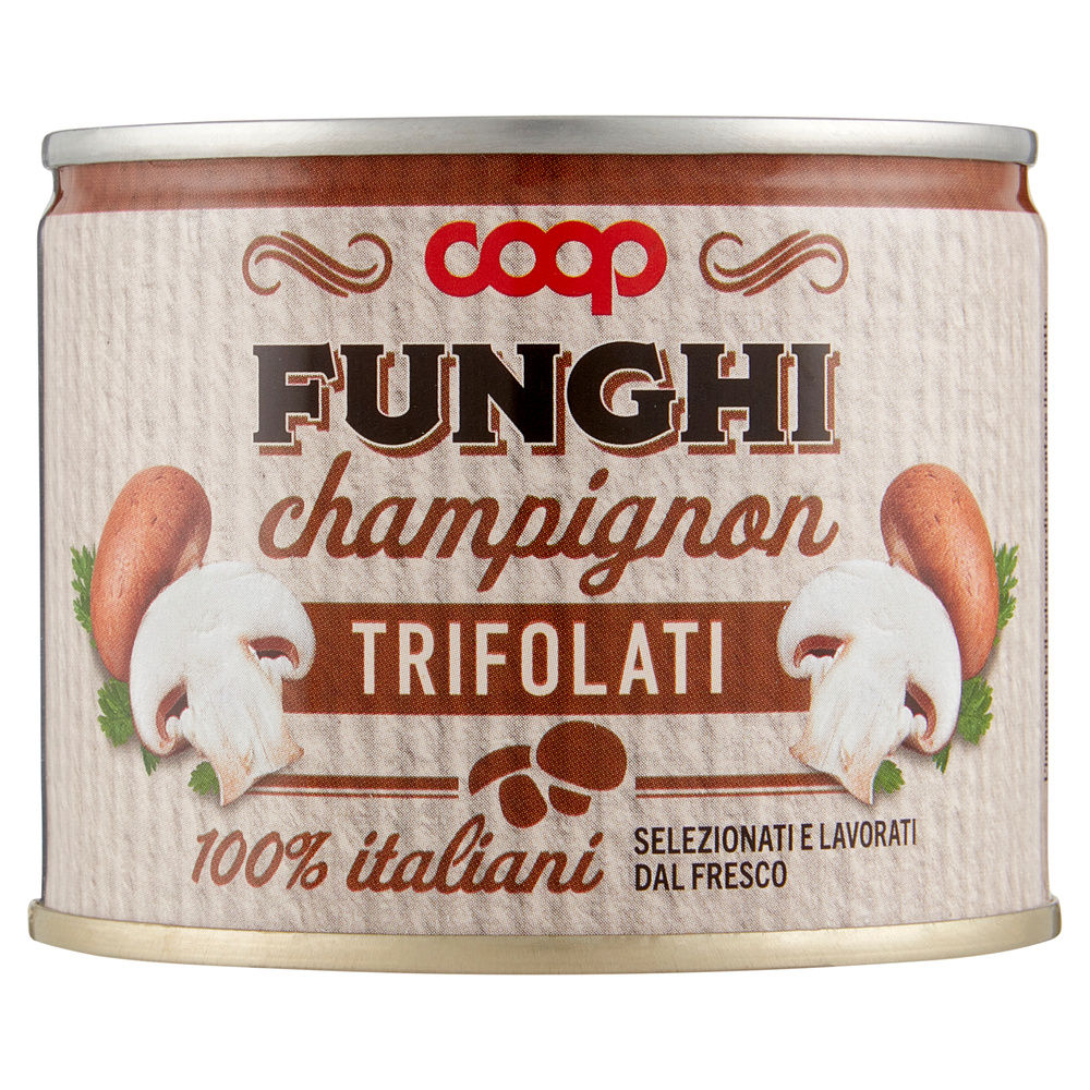 FUNGHI CHAMPIGNON TRIFOLATI COOP LATTINA G 185 - 0