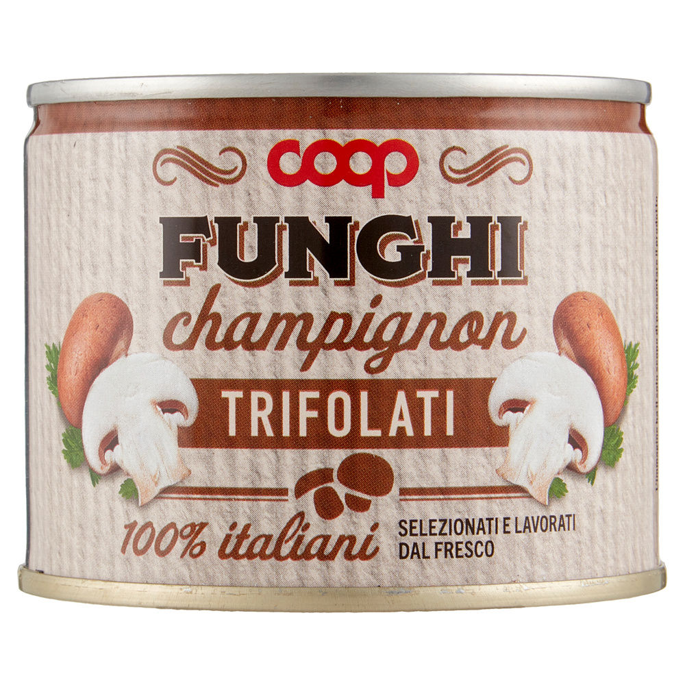 FUNGHI CHAMPIGNON TRIFOLATI COOP LATTINA G 185 - 3