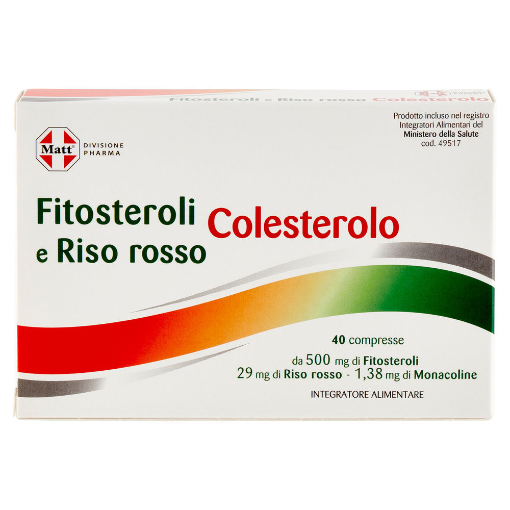 INTEGRATORE FITOSTEROLI E RISO ROSSO MATT G 40 - 4