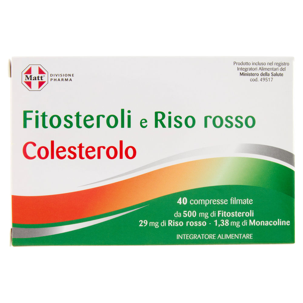 INTEGRATORE FITOSTEROLI E RISO ROSSO MATT G 40 - 0