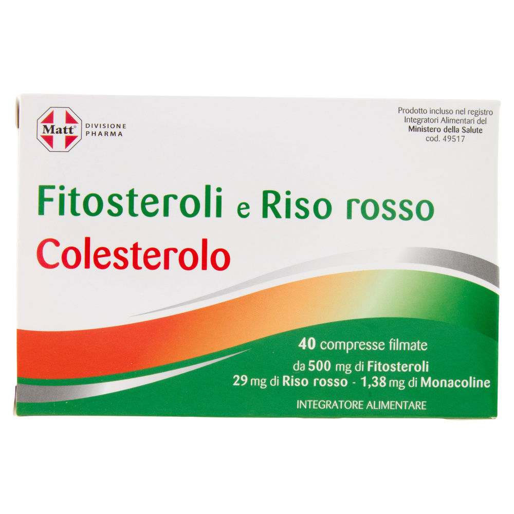 INTEGRATORE FITOSTEROLI E RISO ROSSO MATT G 40 - 11