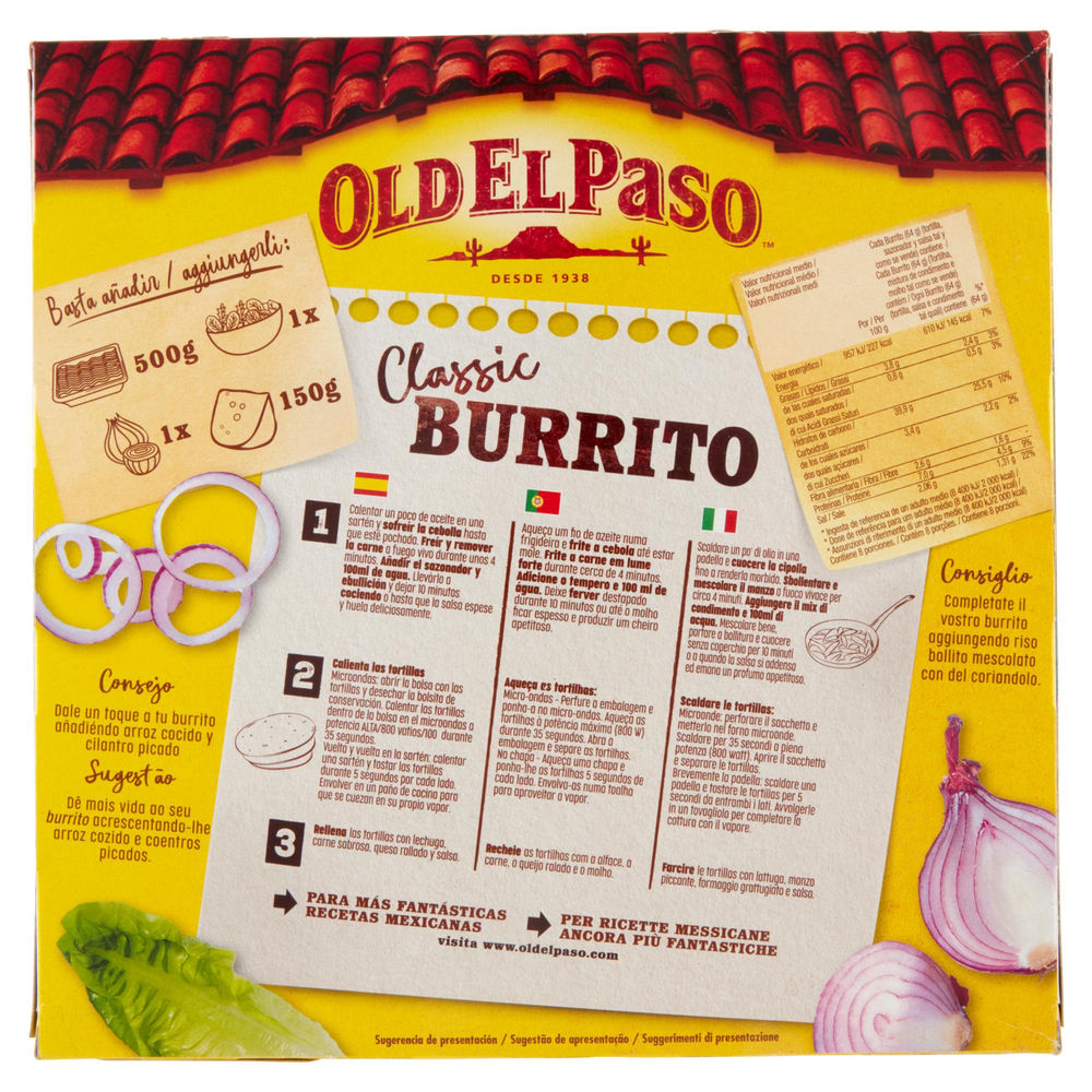 BURRITO KIT OLD EL PASO G510 - 1