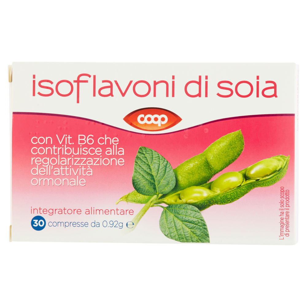 ISOFLAVONI DI SOIA COOP SCATOLA 30 COMPRESSE G 27,6 - 0