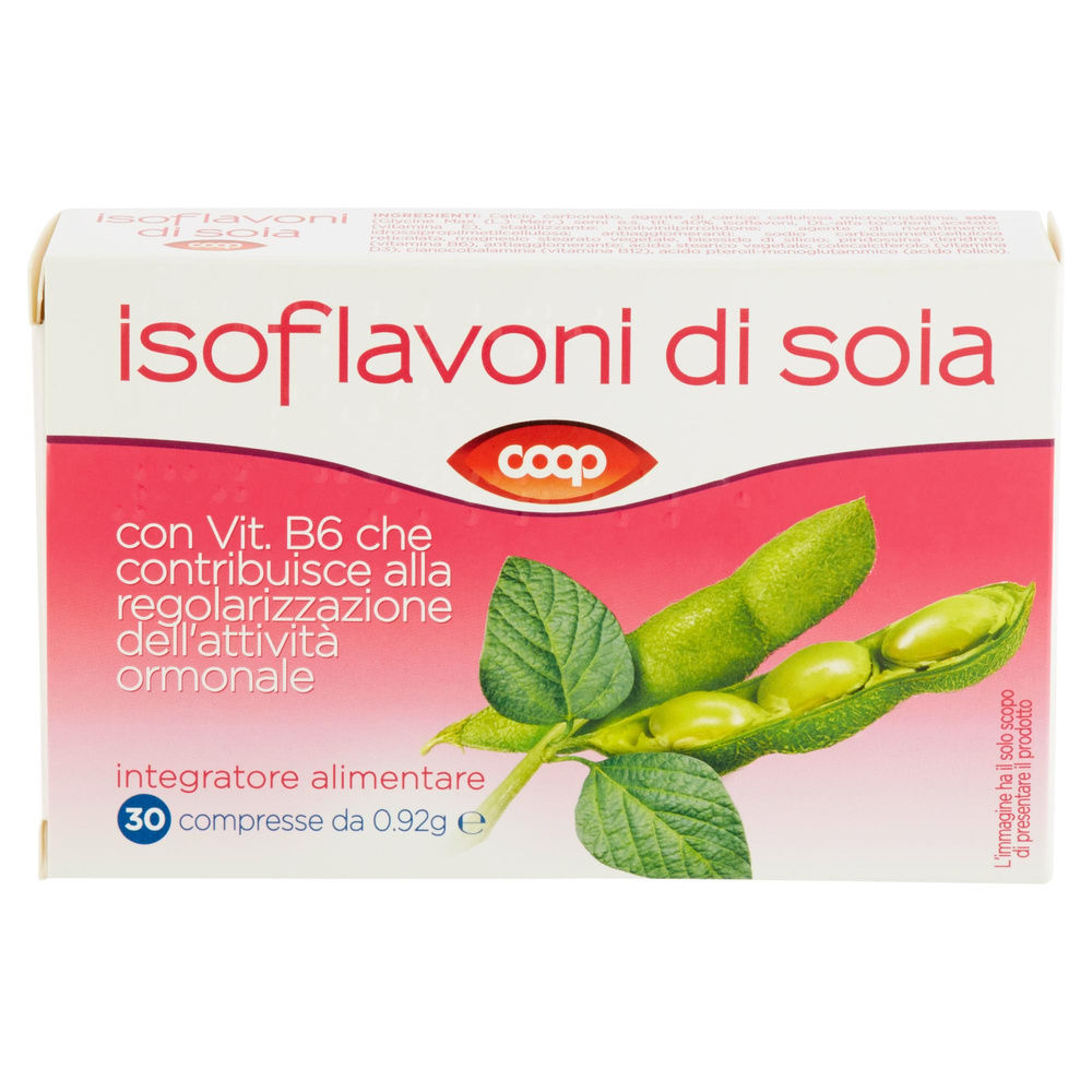 ISOFLAVONI DI SOIA COOP SCATOLA 30 COMPRESSE G 27,6 - 2