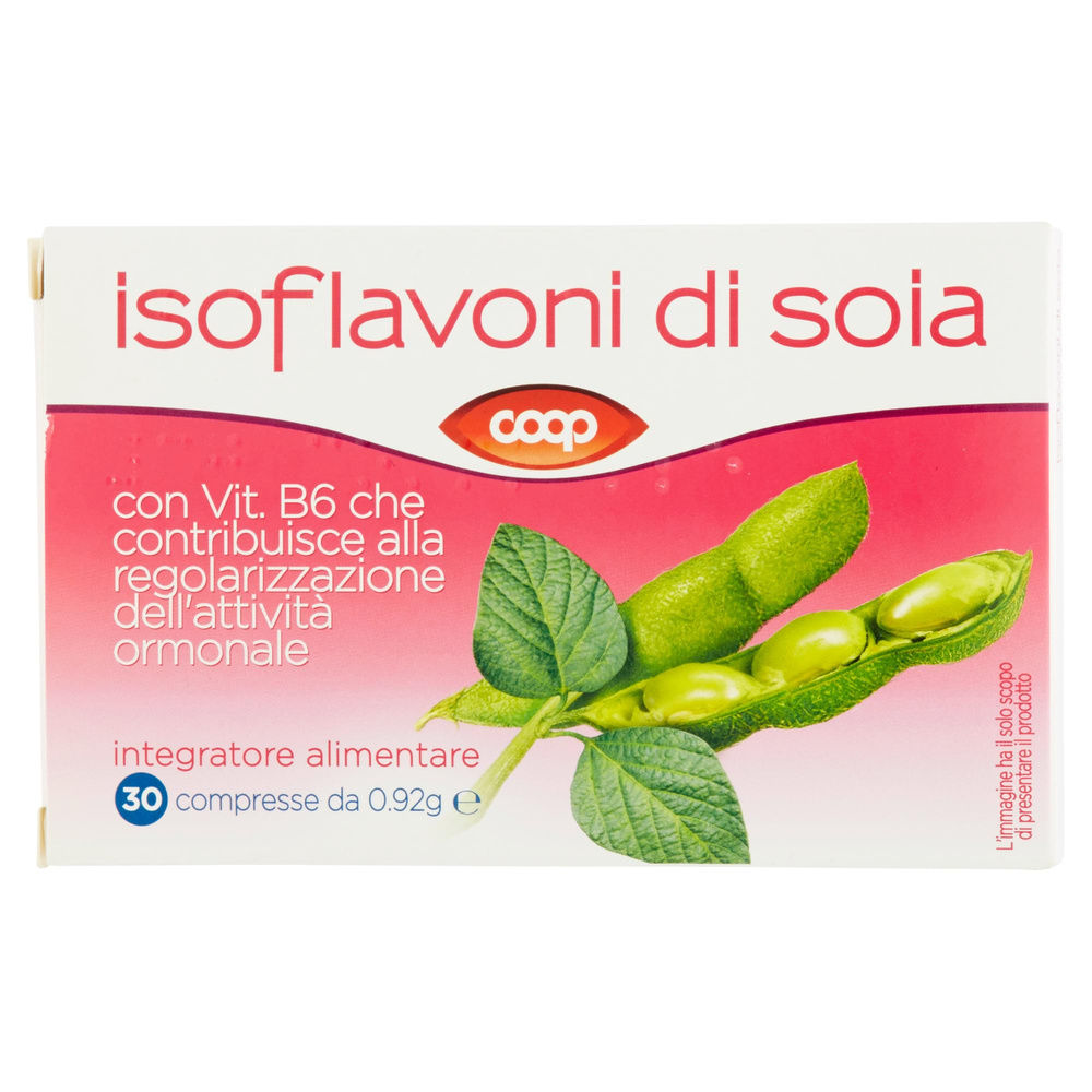 ISOFLAVONI DI SOIA COOP SCATOLA 30 COMPRESSE G 27,6 - 3