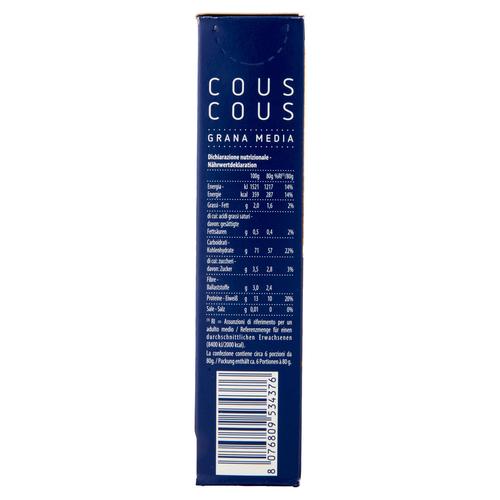 COUS COUS  BARILLA SCATOLA G. 500 - 7