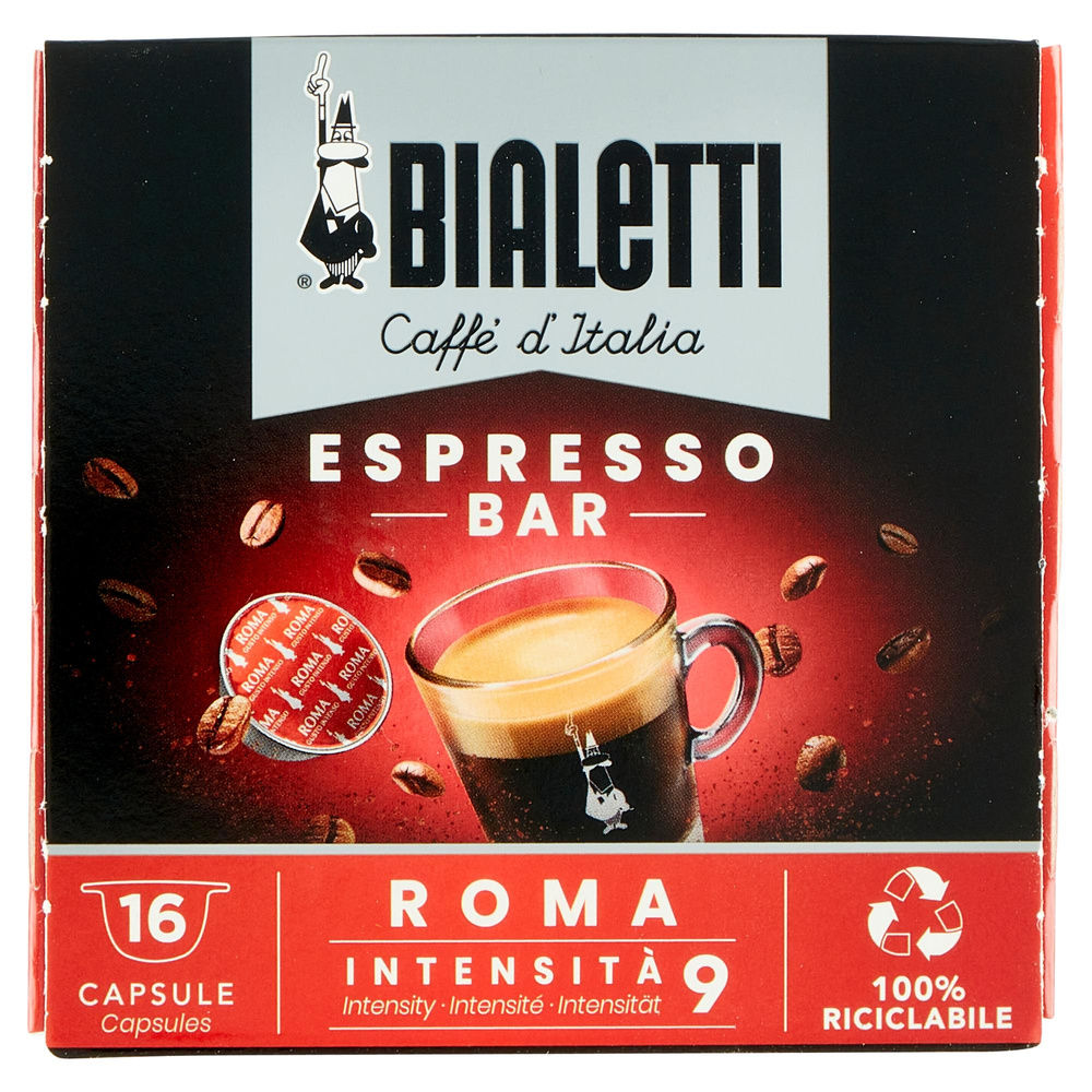 CAFFE' 16 CAPSULE BIALETTI ROMA GUSTO FORTE G 112 - 4