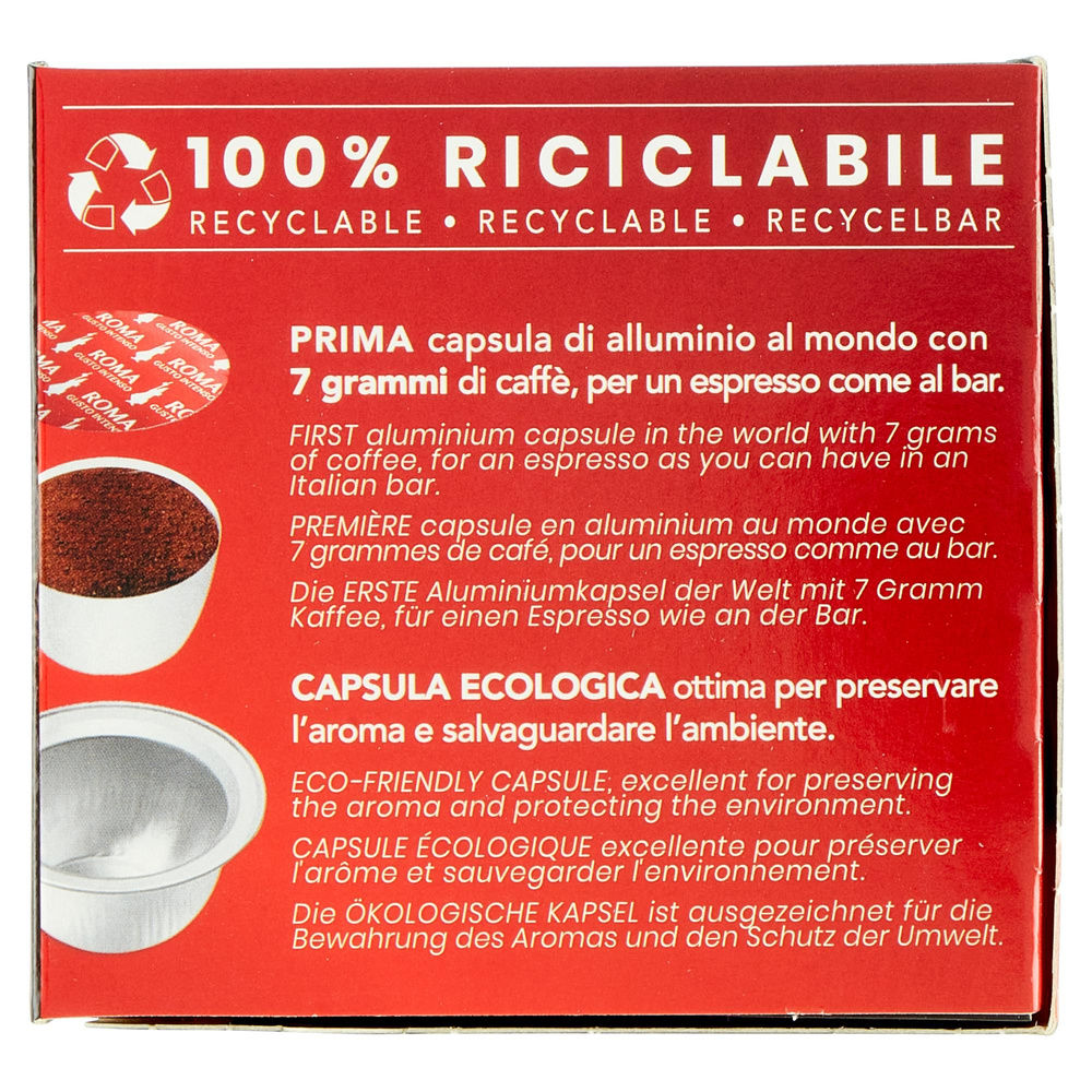 CAFFE' 16 CAPSULE BIALETTI ROMA GUSTO FORTE G 112 - 7