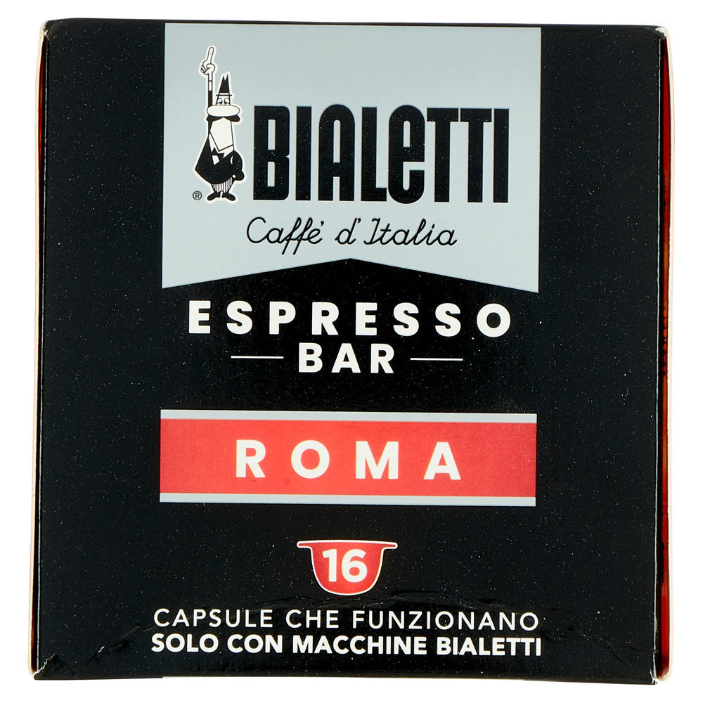 CAFFE' 16 CAPSULE BIALETTI ROMA GUSTO FORTE G 112 - 5