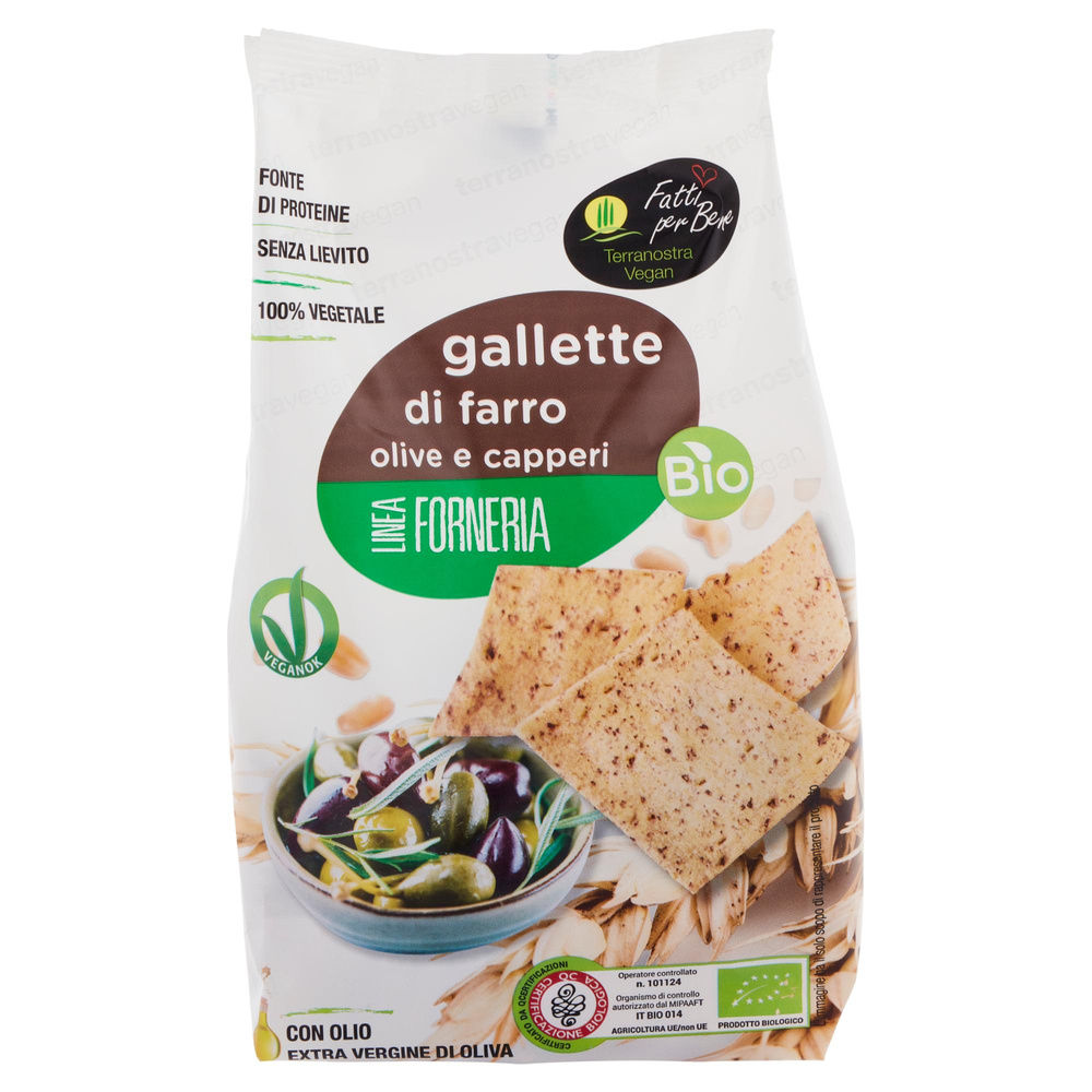 GALLETTE DI FARRO CAPPERI/OLIVELLE GR 200 - 2