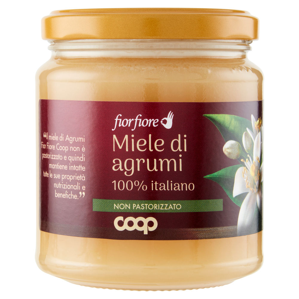 MIELE DI AGRUMI 100% ITALIANO FIOR FIORE COOP VASO VETRO G 400 - 0