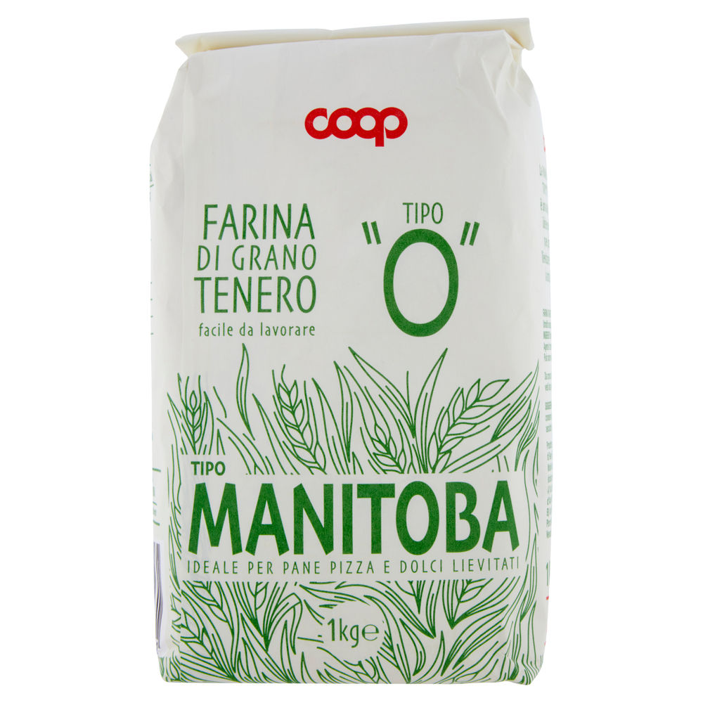 FARINA DI GRANO TENERO TIPO 0 MANITOBA COOP SACCHETTO KG.1 - 1