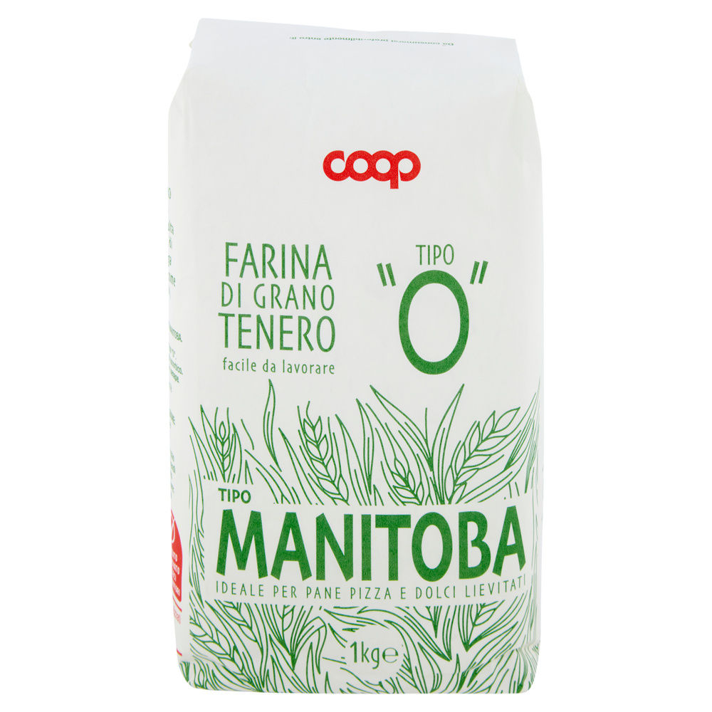 FARINA DI GRANO TENERO TIPO 0 MANITOBA COOP SACCHETTO KG.1 - 3