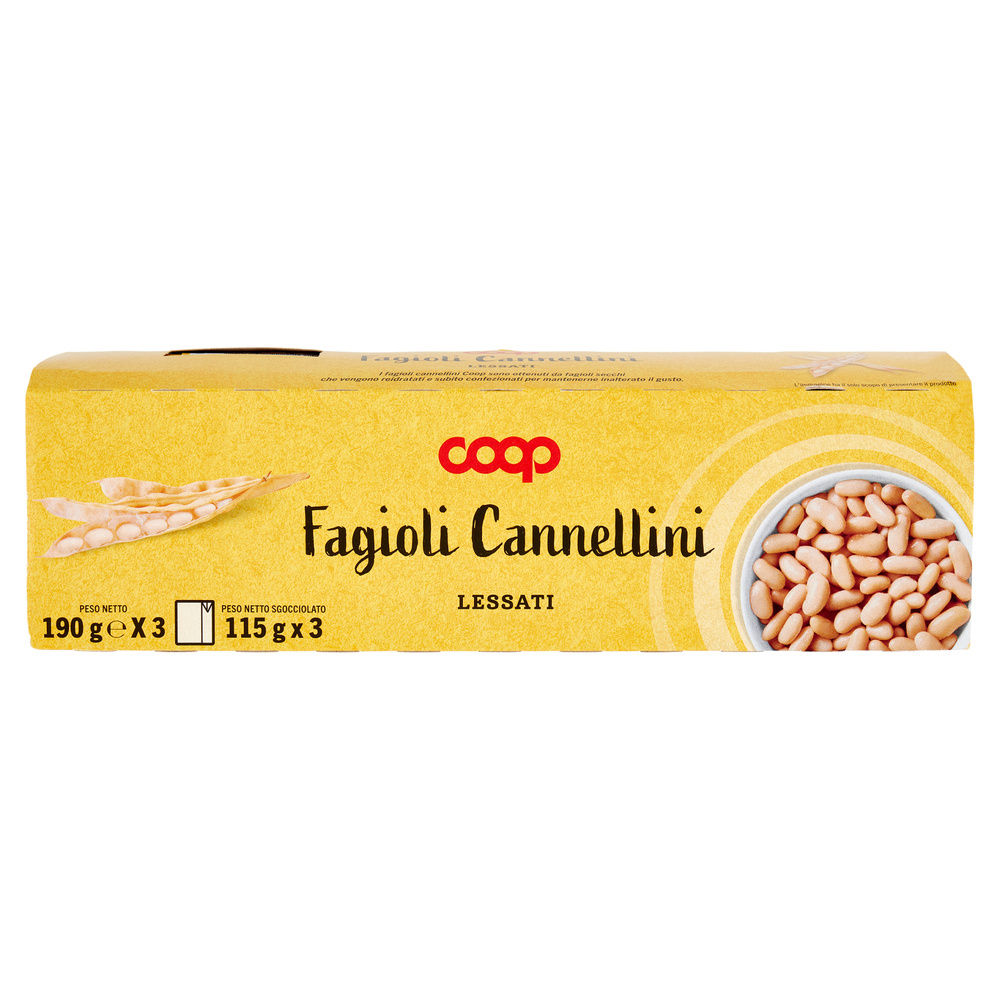 FAGIOLI CANNELLINI LESSATI COOP COMBISAFE G190X3 SGOCC.G115X3 - 2