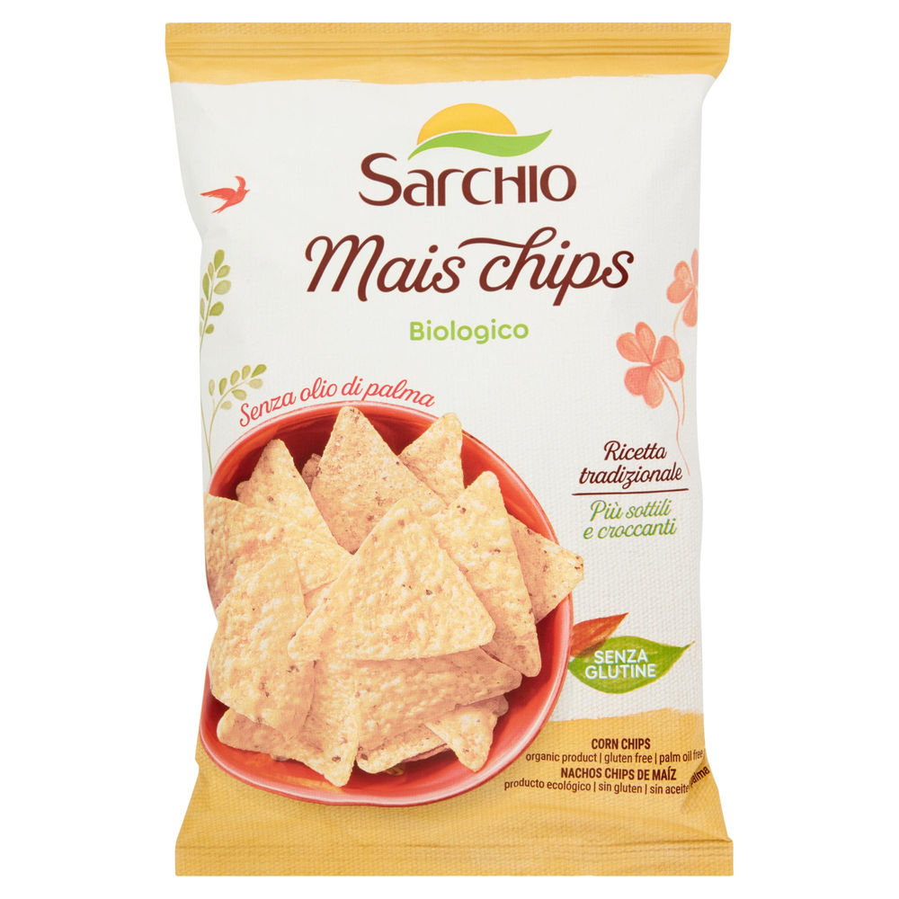 Mais chips biologico sarchio sacchetto g 75