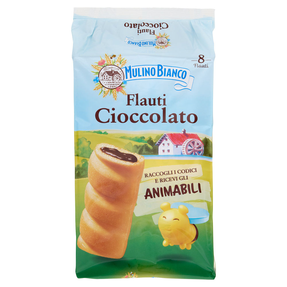 MERENDINE FLAUTI CIOCCOLATO MULINO BIANCO BARILLA INCARTO G.280 - 3