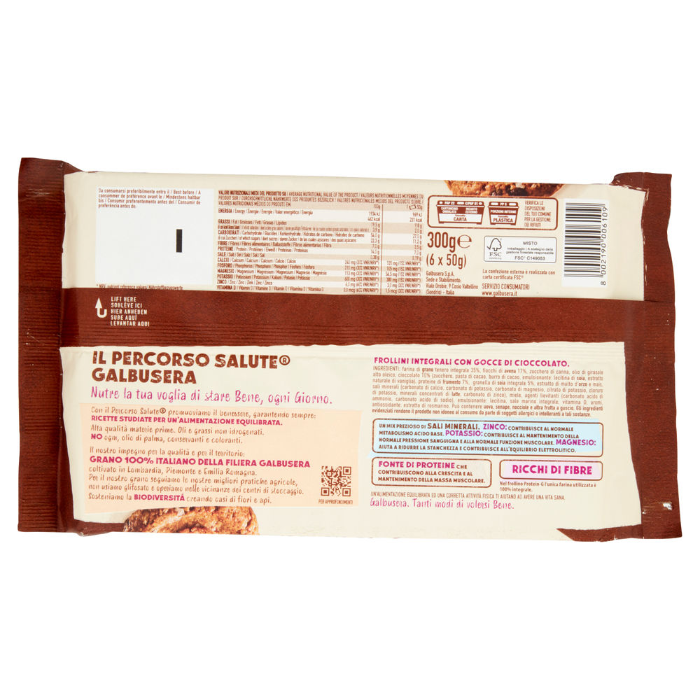 FROLLINO PROTEIN GI' GALBUSERA INCARTO G 300 - 1