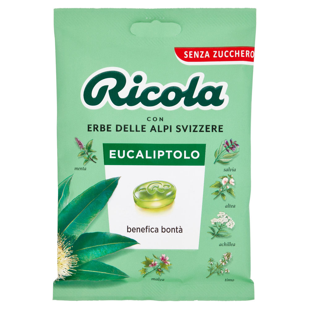 CARAMELLE EUCALIPTOLO RICOLA BUSTA G 70 - 0