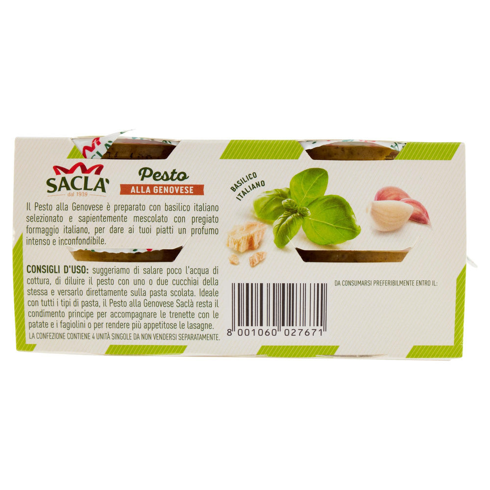 PESTO ALLA GENOVESE 4XME SACL&Agrave; VASCHETTA  G 180 - 1